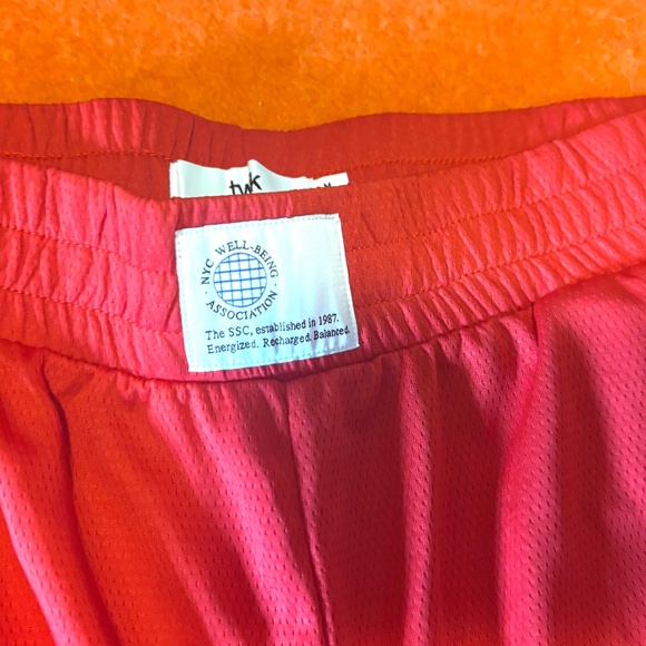 Red side snap wide leg pants NWT - Picture 5 of 12